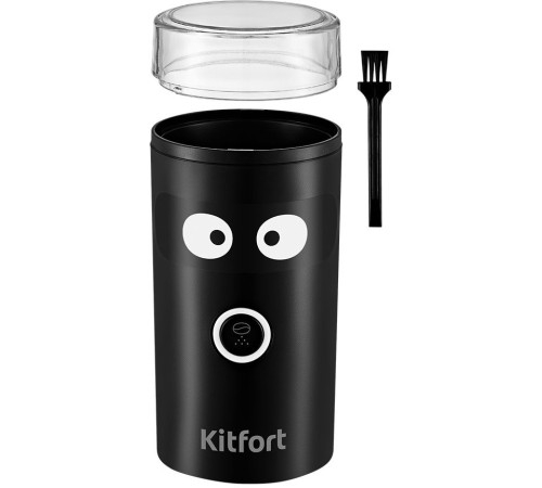 Кофемолка Kitfort КТ-798 180Вт сист.помол.:одинарный нож вместим.:50гр черный Кофемолка Kitfort КТ-798 180Вт сист.помол.:одинарный нож вместим.:50гр черный