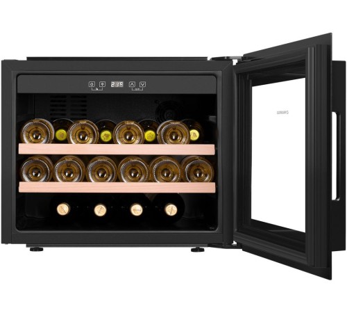 Винный шкаф Maunfeld MBWC-62S28 1-нокамерн. черный стекло (КА-00018704) Винный шкаф Maunfeld MBWC-62S28 1-нокамерн. черный стекло (КА-00018704)
