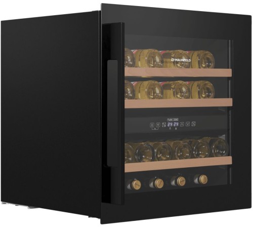 Винный шкаф Maunfeld MBWC-92D36 2-хкамерн. черный (КА-00018706)