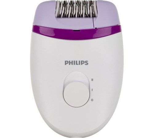Эпилятор Philips BRE225/00 скор.:2 от электр.сети белый/фиолетовый Эпилятор Philips BRE225/00 скор.:2 от электр.сети белый/фиолетовый