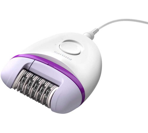 Эпилятор Philips BRE225/00 скор.:2 от электр.сети белый/фиолетовый Эпилятор Philips BRE225/00 скор.:2 от электр.сети белый/фиолетовый