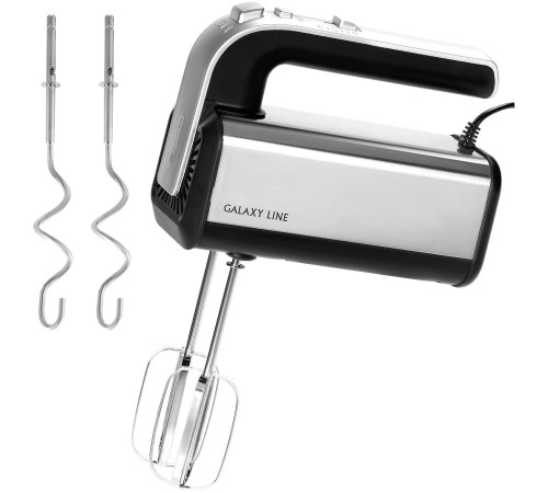 Миксер ручной Galaxy Line GL2228 700Вт черный/серебристый Миксер ручной Galaxy Line GL2228 700Вт черный/серебристый