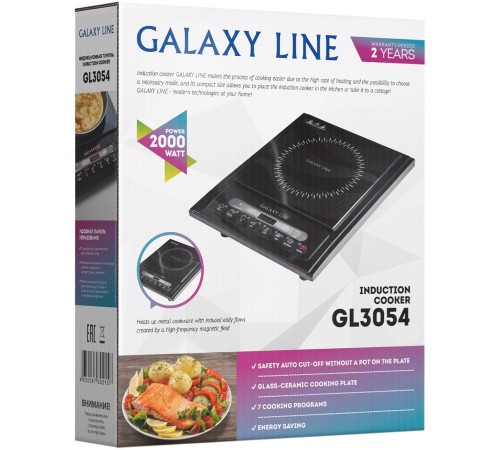 Плита Индукционная Galaxy Line GL3054 черный стеклокерамика (настольная) (ГЛ3054Л) Плита Индукционная Galaxy Line GL3054 черный стеклокерамика (настольная) (ГЛ3054Л)