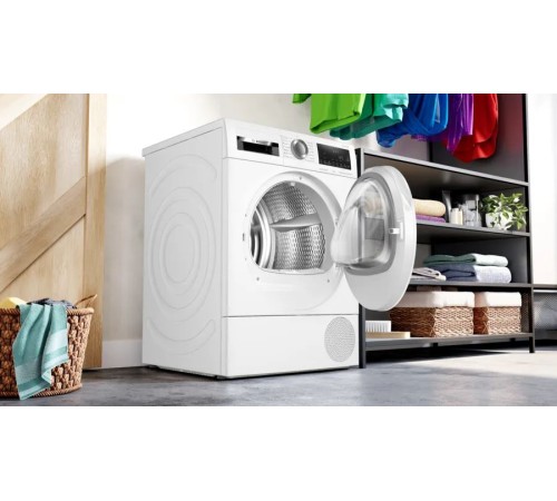 Сушильная машина Bosch Serie 6 WQG14590BY пан.англ. кл.энер.:A++ макс.загр.:9кг белый