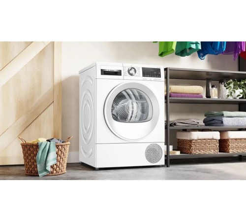 Сушильная машина Bosch Serie 6 WQG14590BY пан.англ. кл.энер.:A++ макс.загр.:9кг белый