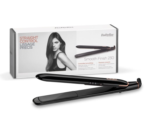Выпрямитель Babyliss ST250E 37Вт черный макс.темп.:230С покрытие:керамико-титан.