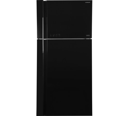 Холодильник Hitachi R-VG660PUC7-1 GBK 2-хкамерн. черный стекло инвертер Холодильник Hitachi R-VG660PUC7-1 GBK 2-хкамерн. черный стекло инвертер