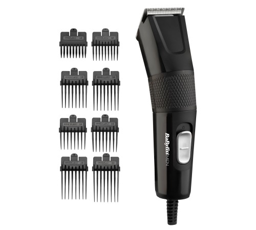 Машинка для стрижки Babyliss E756E черный (насадок в компл:8шт) Машинка для стрижки Babyliss E756E черный (насадок в компл:8шт)