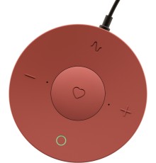 Умная колонка Sber Boom Mini SBDV-00095 Салют красный 5W 1.0 BT/Wi-Fi (SBDV-00095T)