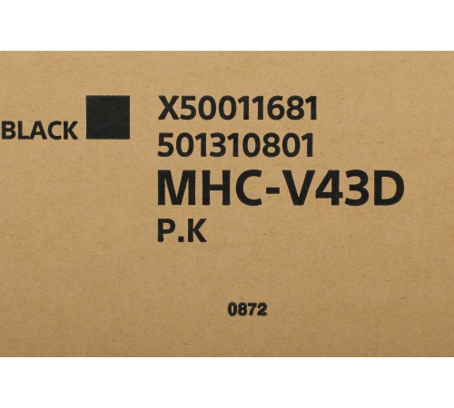 Минисистема Sony MHC-V43D черный CD CDRW DVD DVDRW FM USB BT
