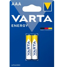 Батарея Varta Energy LR03 Alkaline AAA (2шт) блистер