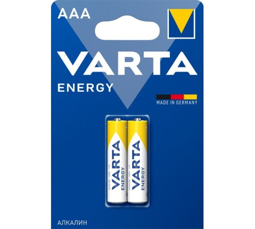Батарея Varta Energy LR03 Alkaline AAA (2шт) блистер Батарея Varta Energy LR03 Alkaline AAA (2шт) блистер