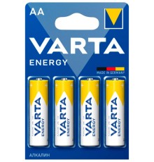 Батарея Varta Energy LR6 BL4 Alkaline AA (4шт) блистер