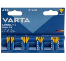 Батарея Varta Longlife power High Energy Alkaline LR03 AAA (8шт) блистер