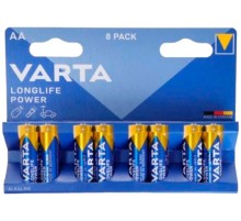 Батарея Varta Longlife power High Energy Alkaline LR6 AA (8шт) блистер