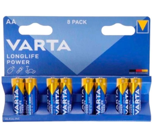 Батарея Varta Longlife power High Energy Alkaline LR6 AA (8шт) блистер Батарея Varta Longlife power High Energy Alkaline LR6 AA (8шт) блистер