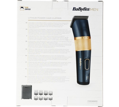 Машинка для стрижки Babyliss E986E черный (насадок в компл:8шт) Машинка для стрижки Babyliss E986E черный (насадок в компл:8шт)