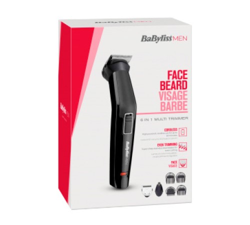 Триммер Babyliss MT725E черный (насадок в компл:6шт) Триммер Babyliss MT725E черный (насадок в компл:6шт)