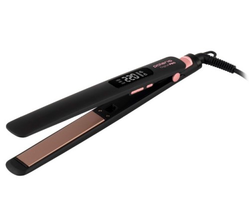 Выпрямитель Polaris PHS 5012KT UltraSlim Digital Pro 50Вт розовое золото/черный макс.темп.:220С покрытие:керамическое (PHS 5012KT)