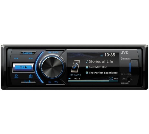 Автомагнитола JVC KD-X560BT 1DIN 4x45Вт v4.2 3" ПДУ RDS Автомагнитола JVC KD-X560BT 1DIN 4x45Вт v4.2 3" ПДУ RDS