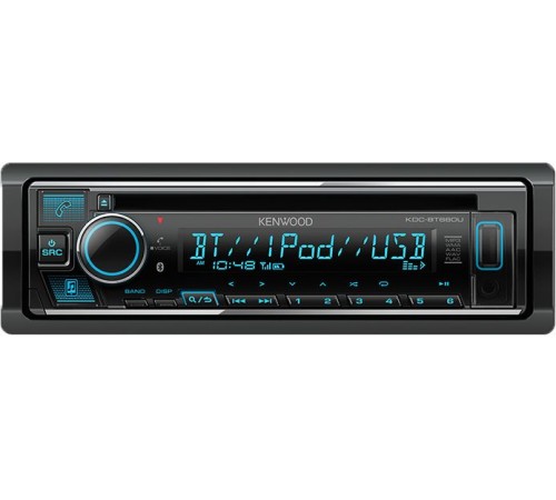 Автомагнитола Kenwood KDC-BT660U 1DIN 4x45Вт v4.2 DSP 3 RDS Автомагнитола Kenwood KDC-BT660U 1DIN 4x45Вт v4.2 DSP 3 RDS
