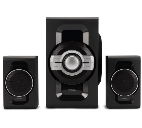 Микросистема Hyundai H-MS1403 черный 60Вт FM USB BT SD