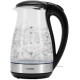 Чайник электрический Starwind SKP3039 1.7л. 2200Вт черный корпус: стекло/пластик
