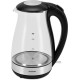 Чайник электрический Starwind SKP3039 1.7л. 2200Вт черный корпус: стекло/пластик