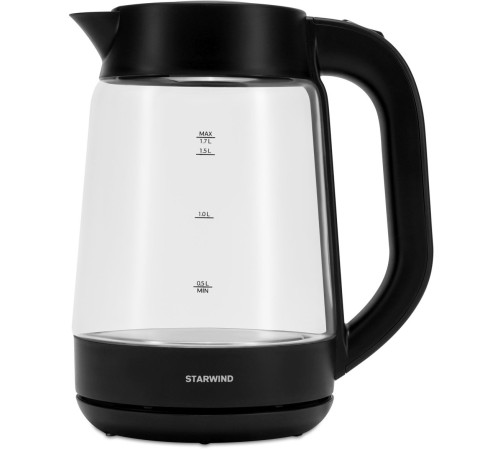 Чайник электрический Starwind SKG4030 1.7л. 2200Вт черный корпус: стекло/пластик Чайник электрический Starwind SKG4030 1.7л. 2200Вт черный корпус: стекло/пластик