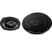 Колонки автомобильные Kenwood KFC-PS6996EX 700Вт 88дБ 4Ом 15x23см (6x9дюйм) (ком.:2кол.) коаксиальные пятиполосные