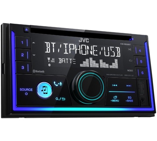 Автомагнитола JVC KW-R930BT 2DIN 4x50Вт v3.0 RDS Автомагнитола JVC KW-R930BT 2DIN 4x50Вт v3.0 RDS