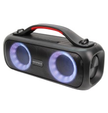 Аудиомагнитола Supra BTS-710 черный 40Вт MP3 FM(dig) USB BT microSD