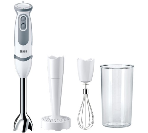 Блендер погружной Braun MQ5207WH 1000Вт белый/серый Блендер погружной Braun MQ5207WH 1000Вт белый/серый