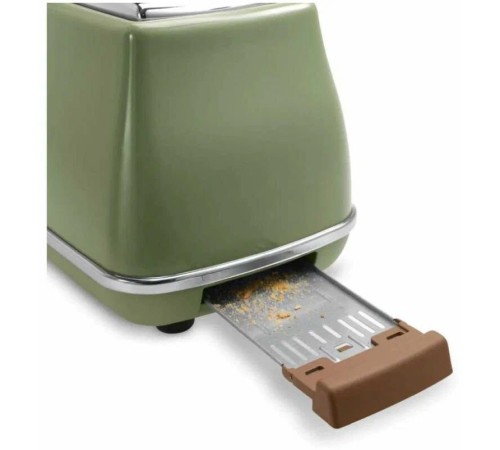 Тостер Delonghi CTOV2103.GR 900Вт зеленый Тостер Delonghi CTOV2103.GR 900Вт зеленый
