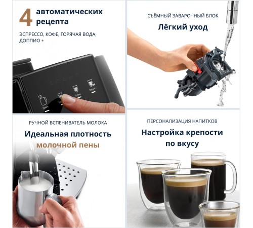 Кофемашина Delonghi Magnifica Start ECAM220.21.B 1450Вт черный Кофемашина Delonghi Magnifica Start ECAM220.21.B 1450Вт черный