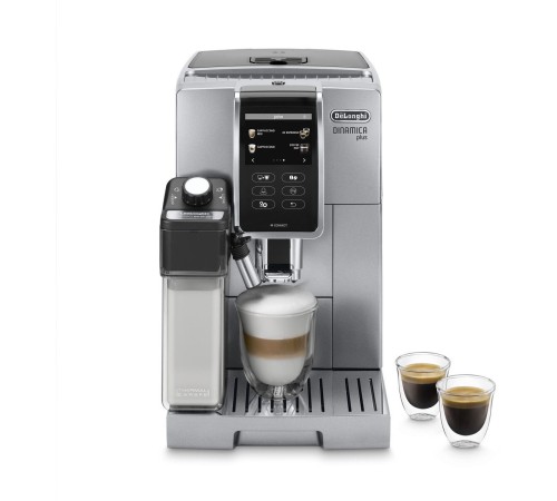 Кофемашина Delonghi Dinamica Plus ECAM370.95.S 1450Вт серый/черный Кофемашина Delonghi Dinamica Plus ECAM370.95.S 1450Вт серый/черный