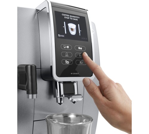 Кофемашина Delonghi Dinamica Plus ECAM370.95.S 1450Вт серый/черный Кофемашина Delonghi Dinamica Plus ECAM370.95.S 1450Вт серый/черный
