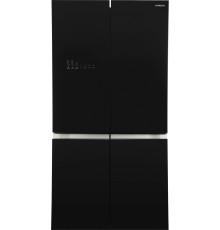 Холодильник Hitachi R-WB720VUC0 GBK 3-хкамерн. черный стекло инвертер
