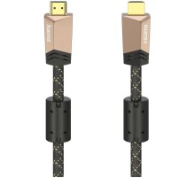 Кабель аудио-видео Hama Premium HDMI (m)/HDMI (m) 1.5м. феррит.кольца позолоч.конт. черный 5зв (00205025)