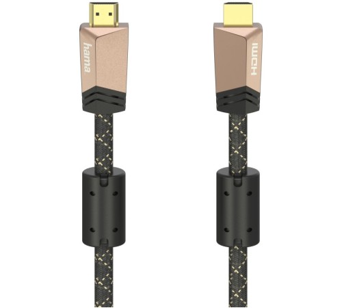 Кабель аудио-видео Hama Premium HDMI (m)/HDMI (m) 1.5м. феррит.кольца позолоч.конт. черный 5зв (00205025) Кабель аудио-видео Hama Premium HDMI (m)/HDMI (m) 1.5м. феррит.кольца позолоч.конт. черный 5зв (00205025)