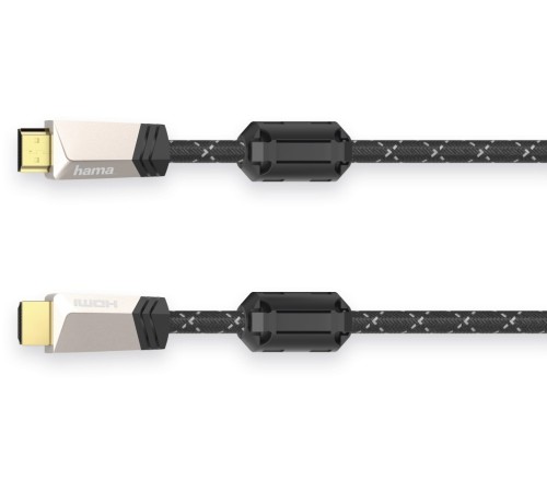 Кабель аудио-видео Hama Premium HDMI (m)/HDMI (m) 1.5м. феррит.кольца позолоч.конт. черный 5зв (00205025) Кабель аудио-видео Hama Premium HDMI (m)/HDMI (m) 1.5м. феррит.кольца позолоч.конт. черный 5зв (00205025)