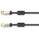Кабель аудио-видео Hama Premium HDMI (m)/HDMI (m) 1.5м. феррит.кольца позолоч.конт. черный 5зв (00205025)