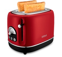 Тостер Kitfort КТ-4004-1 815Вт красный/черный