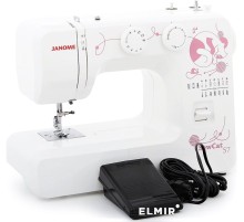 Швейная машина Janome Sew Cat 57 белый/рисунок