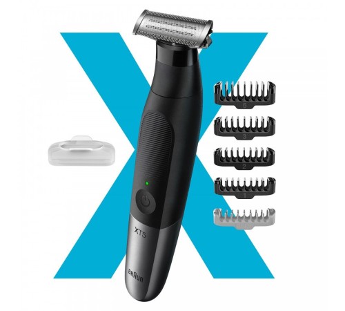 Триммер Braun XT XT5100 черный/серый (насадок в компл:5шт) Триммер Braun XT XT5100 черный/серый (насадок в компл:5шт)
