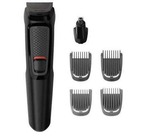 Триммер Philips MG3710/15 черный (насадок в компл:6шт) Триммер Philips MG3710/15 черный (насадок в компл:6шт)