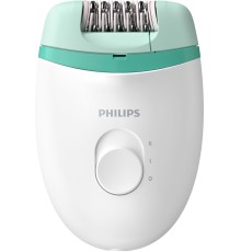 Эпилятор Philips BRE224/00 скор.:2 насад.:1 белый/мятный
