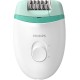 Эпилятор Philips BRE224/00 скор.:2 насад.:1 белый/мятный