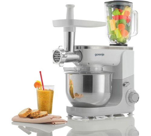 Кухонная машина Gorenje MMC1005W планетар.вращ. 1000Вт белый Кухонная машина Gorenje MMC1005W планетар.вращ. 1000Вт белый