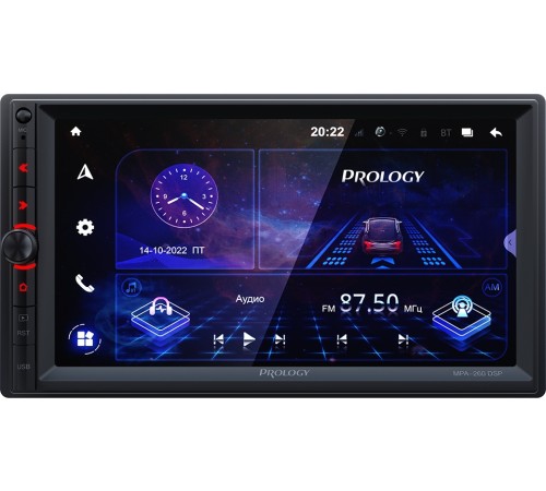 Автомагнитола Prology MPA-260 DSP 2DIN 4x60Вт v5.0 7" ПДУ RDS (PRMPA260) Автомагнитола Prology MPA-260 DSP 2DIN 4x60Вт v5.0 7" ПДУ RDS (PRMPA260)